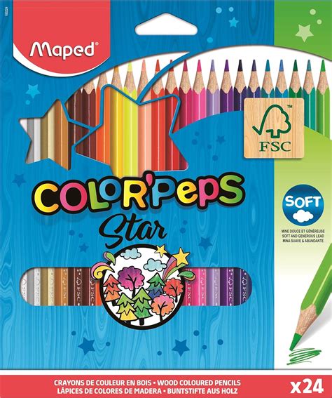 Maped Color Peps Triangular Colouring Pencils Pack Of Assorted