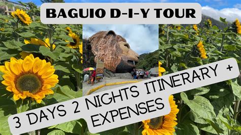 Diy Baguio🌲itinerary 3d2n Expenses Doc Jeans Travels Youtube