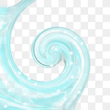 Starlight Effects PNG Image Blue Spiral Water Wave Starlight Light