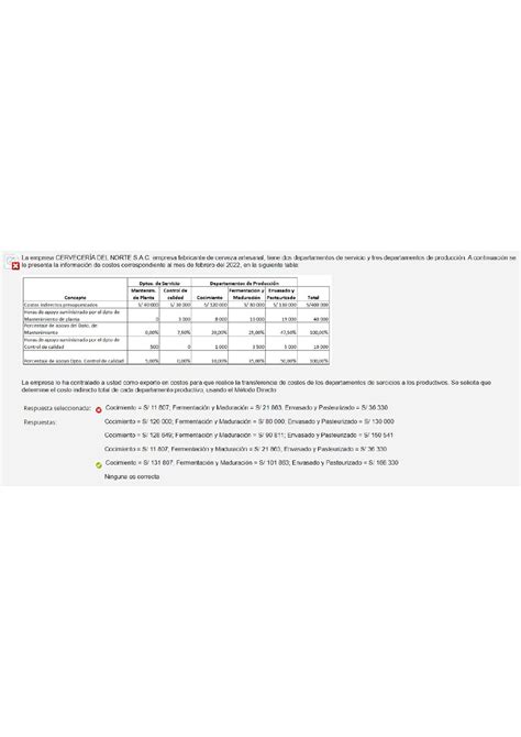 Preguntas De Costeo Pc Costeo De Operaciones Studocu
