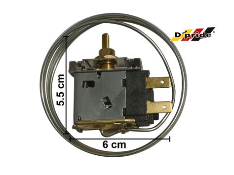 SENSOR TEMPERATURA EVAPORADOR UNIV C CAPILAR 48 C PERILLA TERMOSTATO