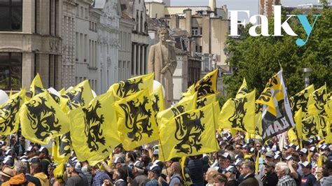 Rassemblement Du Vlaams Belang Bruxelles Ou Personnes