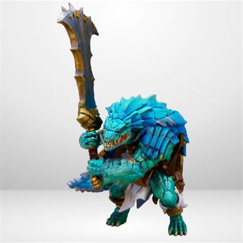 Hot Goblin フロストハートリザードマンA ミニチュア ホットゴブリン 蛮族戦士