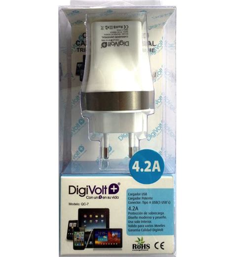 Digivolt Cargador Casa A Con Usb Qc Qc