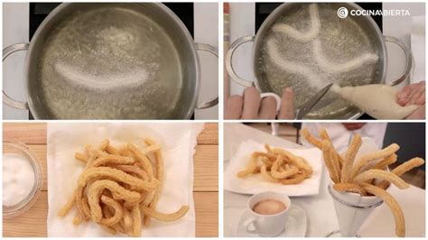 Cómo hacer churros caseros sin churrera receta fácil Hogarmania