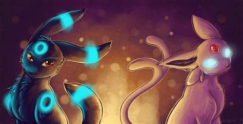 Umbreon And Espeon By Howlingvoice On Deviantart Umbreon And Espeon Umbreon Pokemon Umbreon