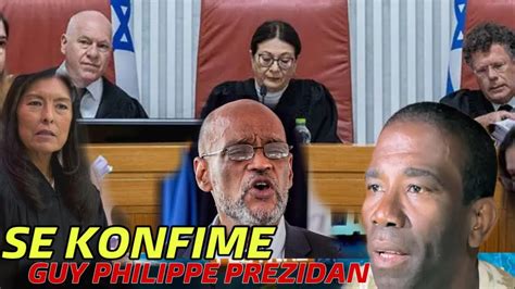 CARICOM Fenk Konfimel Guy Philippe Prezidan Ariel Pral Pase Devan