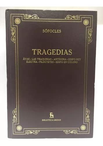 Tragedias Sófocles Biblioteca Gredos MercadoLibre