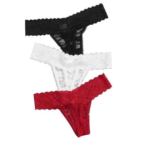 PCS Lingerie Sexy Dentelle Ouverte String Culotte G Pantalon Lingerie Sous Vêtements l