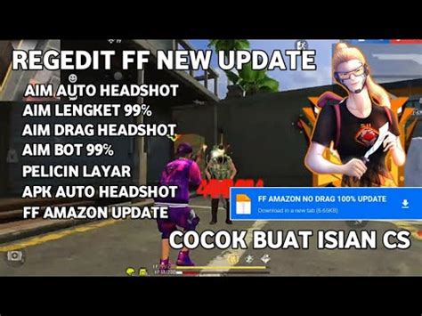 Regedit Ff Obb Nembak Badan Headshot New Update Youtube