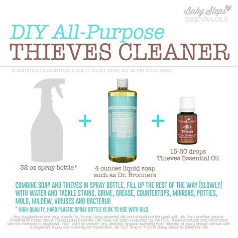 Thieves Essential Oil Cleaning Recipe Bryont Blog