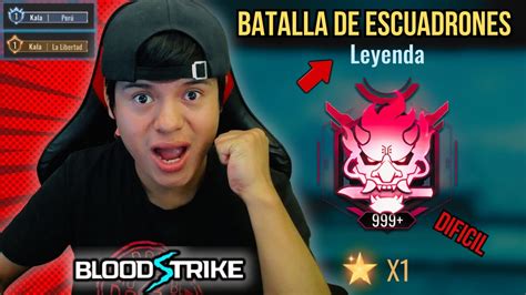 LLEGUÉ A LEYENDA BLOOD STRIKE EN 6 HORAS DESPUES DE LA ACTUALIZACIÓN