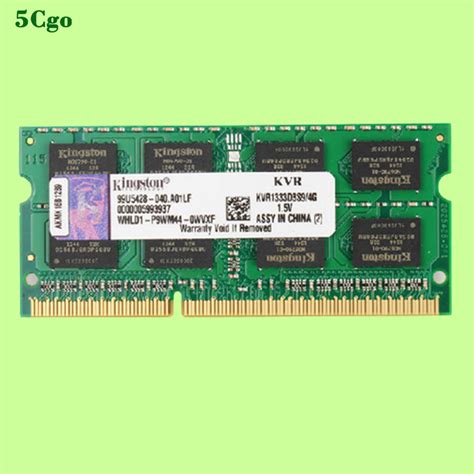 5cgo【含稅】kingston金士頓 Ddr3 4g 106613331600筆電 記憶體聯想蘋果1067 蝦皮購物