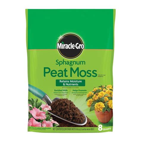 Shop Miracle Gro Quart Sphagnum Peat Moss At Lowes