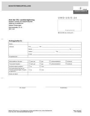 Fillable Online Land Oberoesterreich Gv Formular Uwd Use