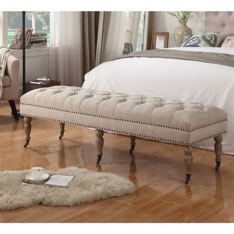 Wooden Foam Rectangular Luxury Chaise Lounge Bench At Rs In New