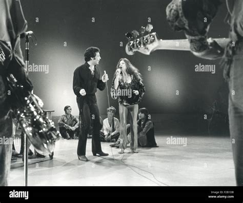 JANIS JOPLIN with Tom Jones on his "This is Tom Jones" TV show in Stock Photo, Royalty Free ...