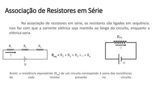 Associação de resistores serie paralelo e misto PPT