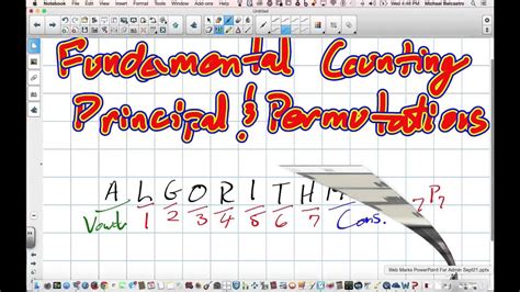 Fundamental Counting Principal And Permustations Grade 12 Data