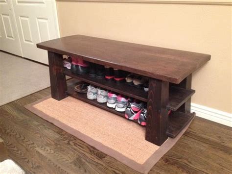 Genkan Bench Entryway Bench In White Oak And Fir Japanese Entryway