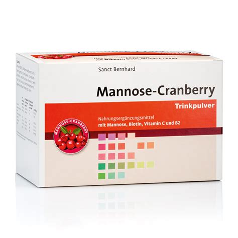 Mannose Cranberry Drinking Powder Buy Online Now Sanct Bernhard