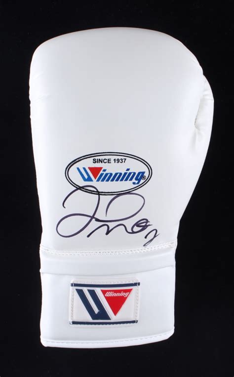 Floyd Mayweather Jr Signed Winning Boxing Glove Beckett Pristine