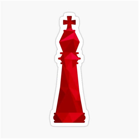 "Chess piece king" Sticker for Sale by ritshi | Redbubble