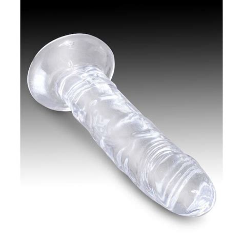 Dildo Grueso Extragrande Transparente King Cock