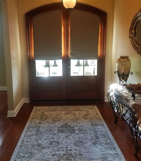 Drea Custom Designs | Front doors with windows, Door shades, Door coverings