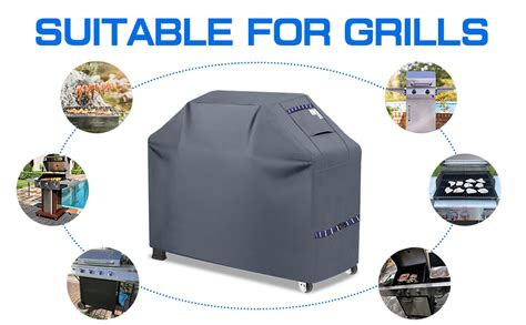 Grill Cover Bbq Grill Cover 600d Waterproof Heavy Duty Gas Grill Cover Uv And Dust