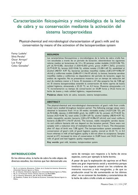 PDF Caracterización fisicoquímica y microbiológica de la soda