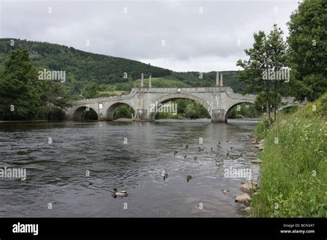 General Wades Bridge Across River Tay Aberfeldy Perthshire Scotland