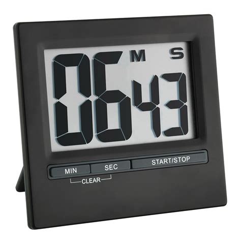 Digitaler Timer Und Stoppuhr Mit Aluminium Front Tfa Dostmann