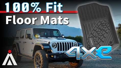 Best Floor Mats Jeep Wrangler 4xe 2021 2022 Floor Mats Custom Fit Youtube