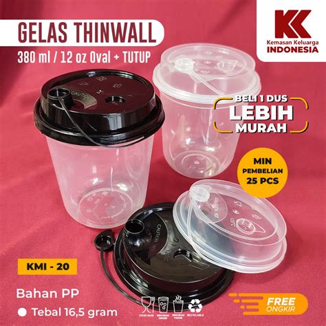 Jual Cup Injection Oz Ml Tutup Gelas Thinwall Gelas Inject