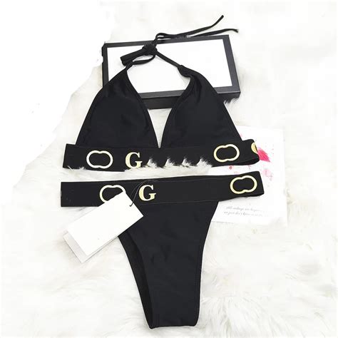 2021 Sexy Thong Luxury Design Bikini Swimwear Women Push Up Padded