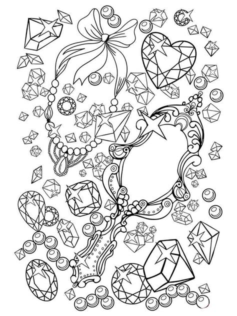 Emerald Gem Coloring Pages