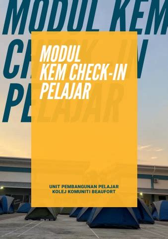 MODUL KEM CHECK IN PELAJAR Shamsuddin Amin Flip PDF AnyFlip