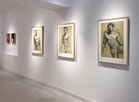 Mark Beard MB A Contemporary Graphite Drawing Of Seated Male Nude For Sale At StDibs