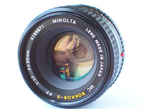 The Minolta Mc Rokkor X Pf Mm F Lens Specs Mtf Charts User