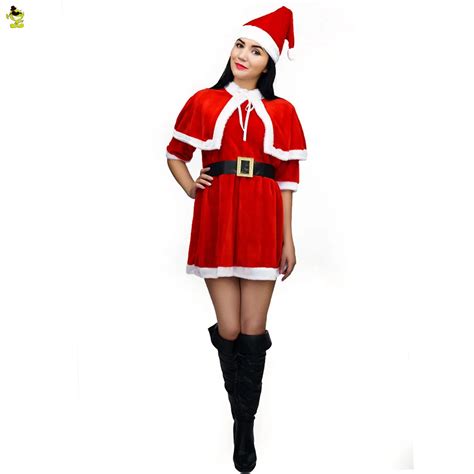 Hot Sexy Christmas Dress Halloween Costume Girls Christmas Sexy Cosplay Dress Plus Size Uniform