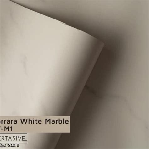 Jual Populer 84 Kertasive Carrara White Marble Pelapis Kayu