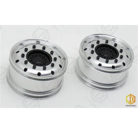 Rueda Delantera De Cubo De Rueda Ancha Hecha De Metal Para Tamiya Lesu