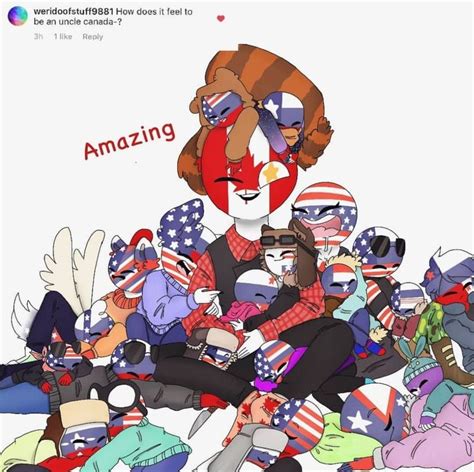 Countryhumans Headcannons America в 2020 г Милые рисунки Флаги