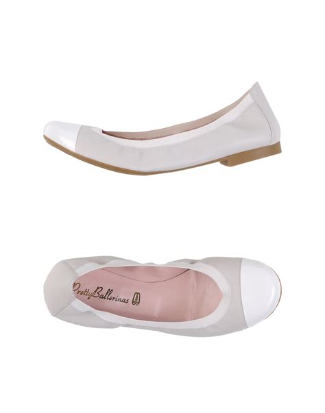 Lyst Pretty Ballerinas Ballet Flats In White