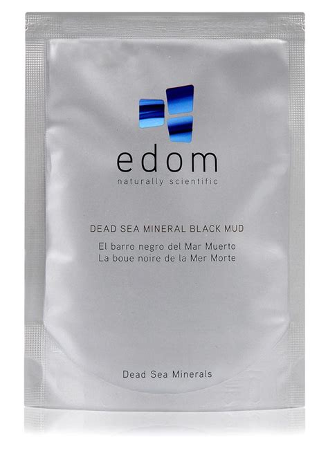 Dead Sea Mineral Black Mud Edom Cosmetics Naturally Scientific