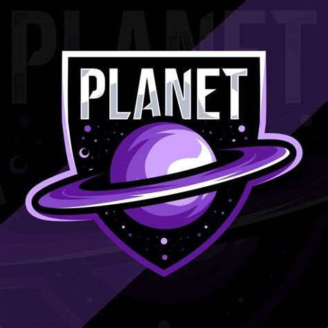 Planet Mascot Logo Esport Template Design