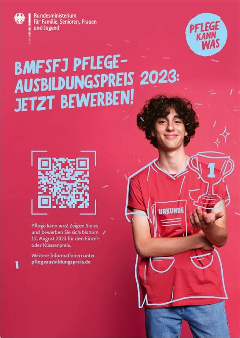 BMFSFJ Pflegeausbildungspreis 2023 BLGS E V