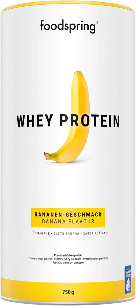 foodspring Whey Protein Pulver Banane Mit 23g Eiweiß zum