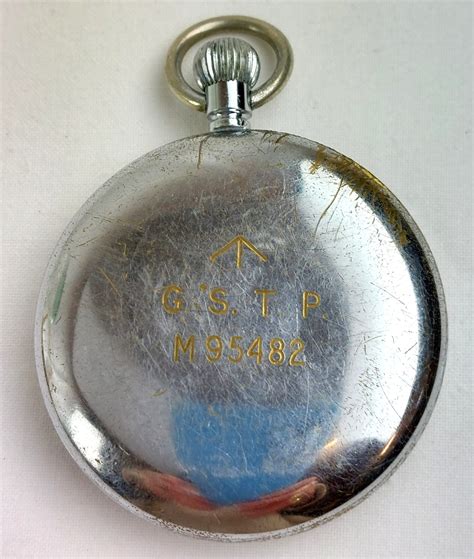 Ww British Military Gstp Pocket Watch Swiss Made By Cyma Sally